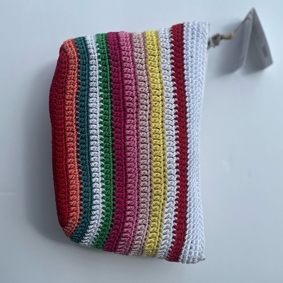 The Sak Hand-Crocheted Travel Pouch NWT 🌼🌸☀️⛱ - Picture 4 of 10